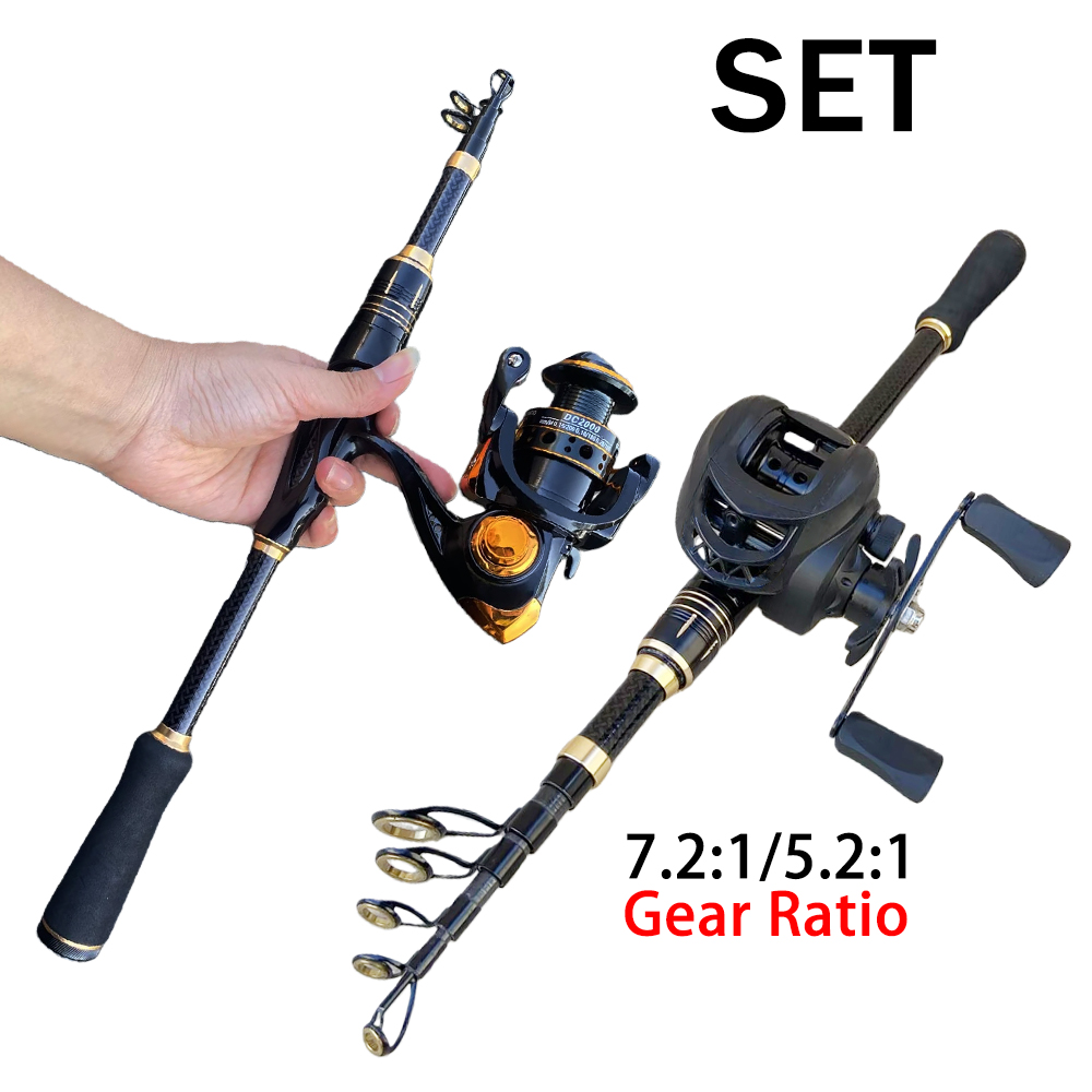 Fishing Rod Combo - Set Combinato di Attrezzatura da Pesca: